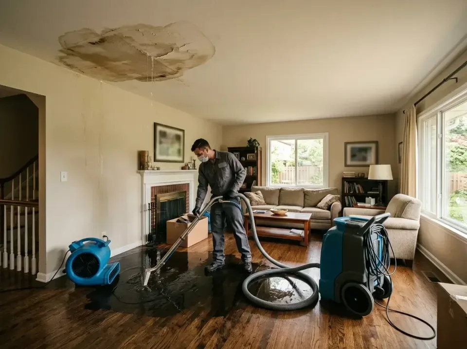 attic-pipe-burst-ceiling-drip-008 — frequently asked questions, Water Damage Restoration & Carpet Care in Sandy Hook, CT